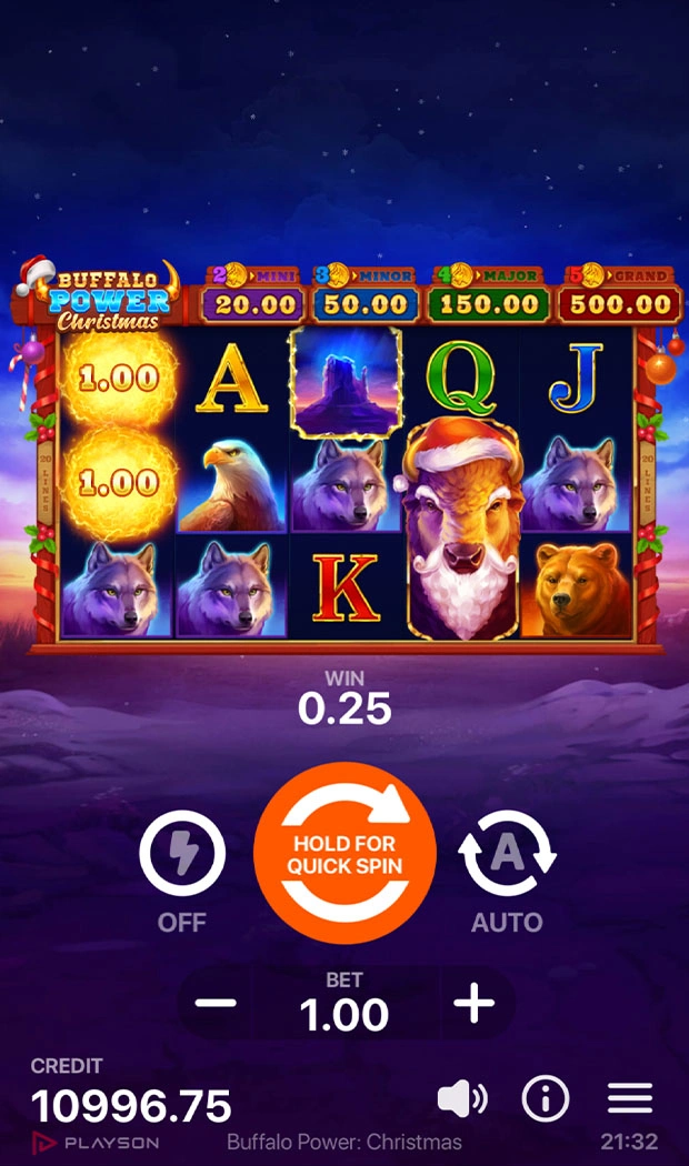 Buffalo Power: Christmas gameplay screenshot