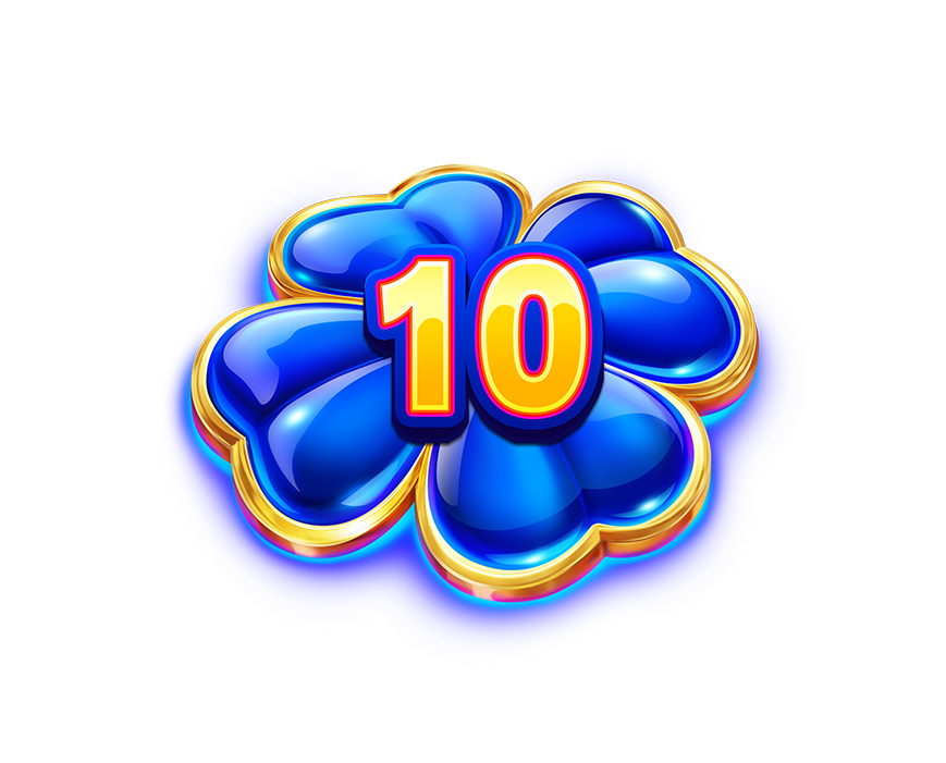 Credit-value clover marked 10